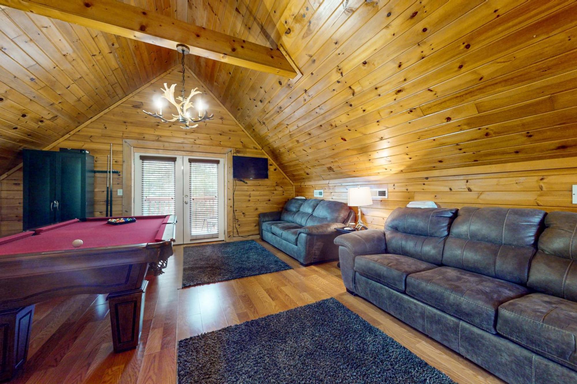 Вилла Bear Lake Cabin Севьервилл Экстерьер фото