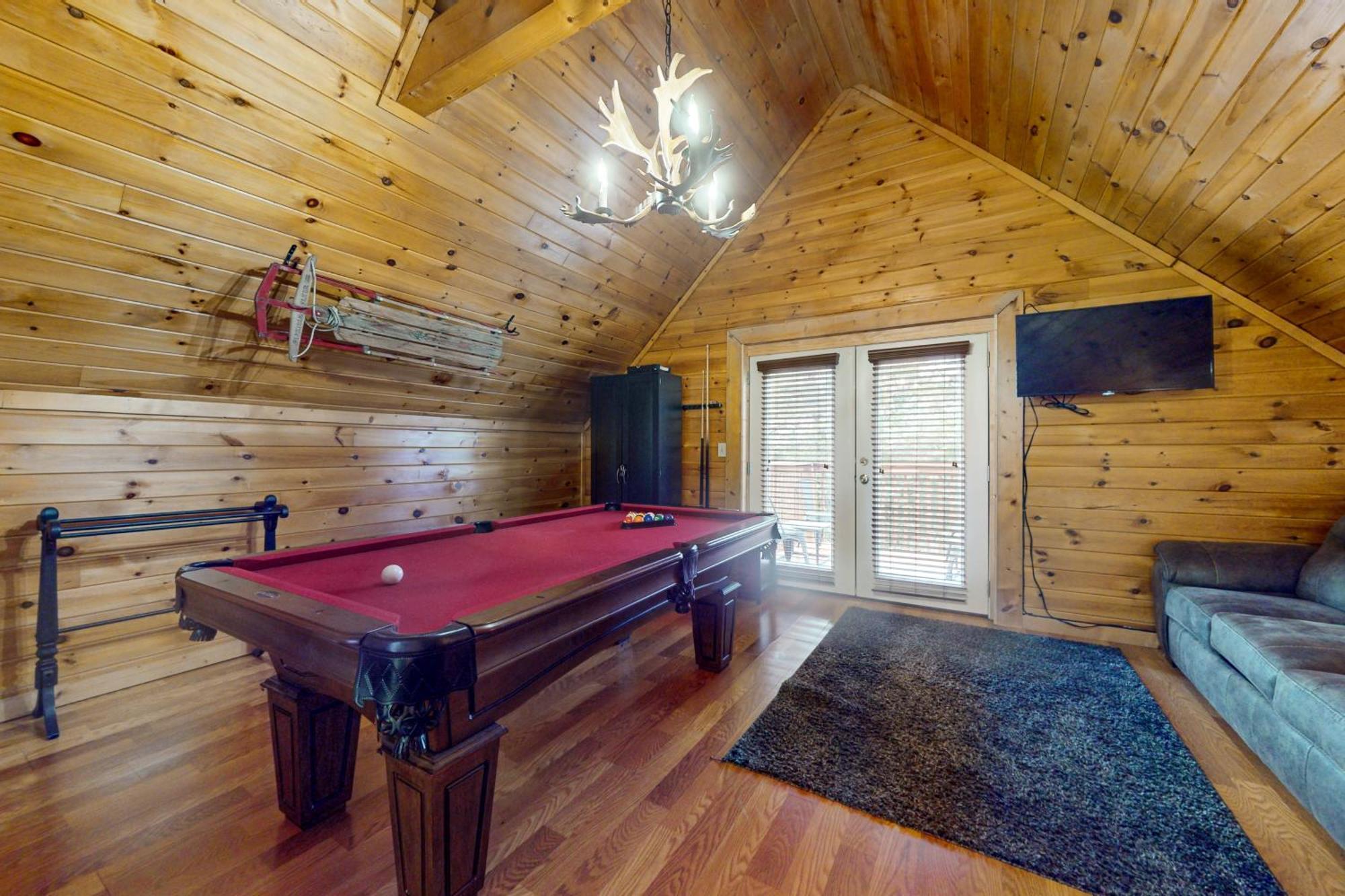 Вилла Bear Lake Cabin Севьервилл Экстерьер фото