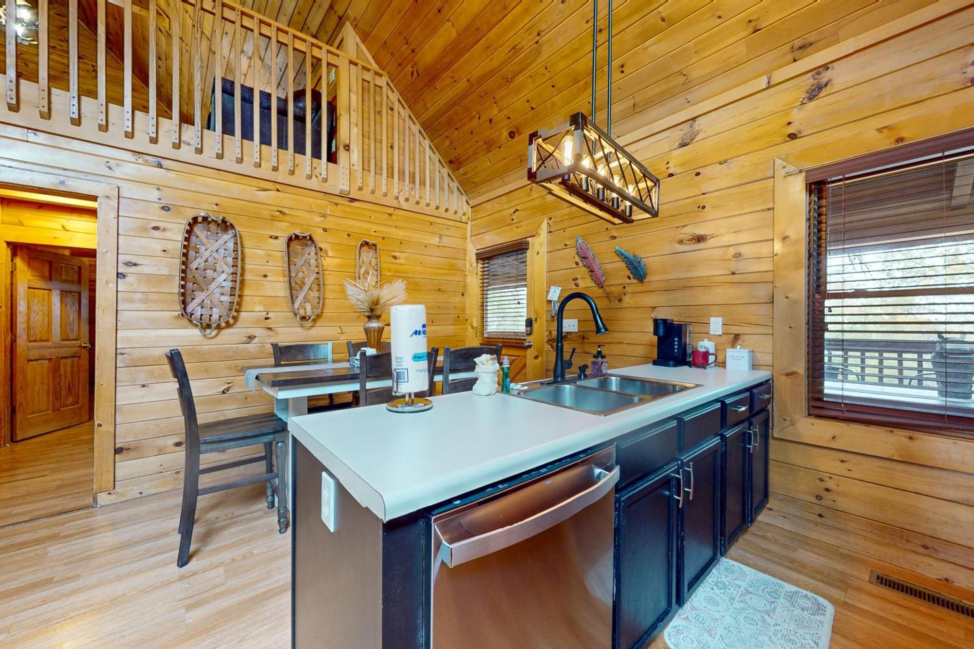 Вилла Bear Lake Cabin Севьервилл Экстерьер фото