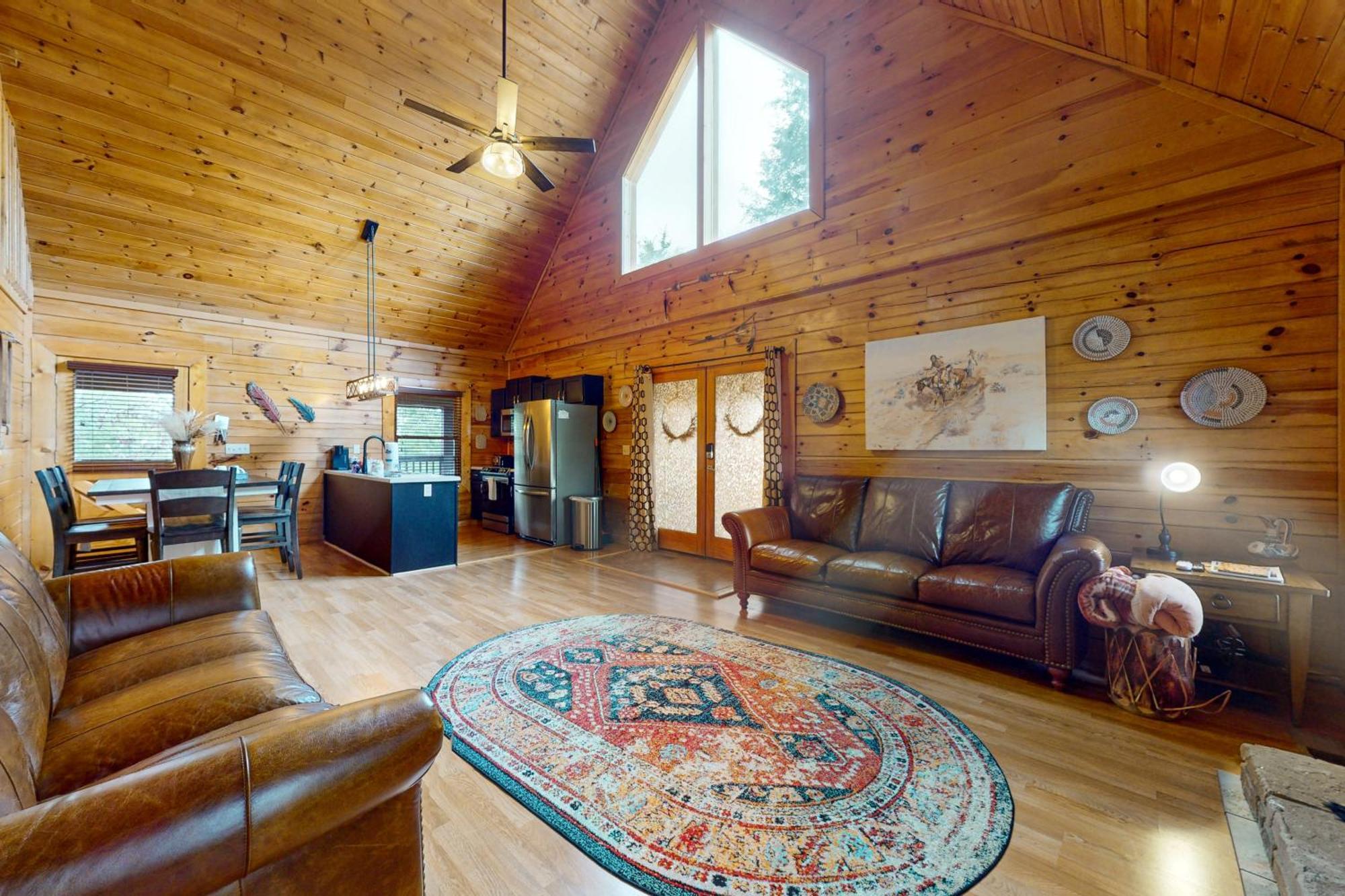Вилла Bear Lake Cabin Севьервилл Экстерьер фото